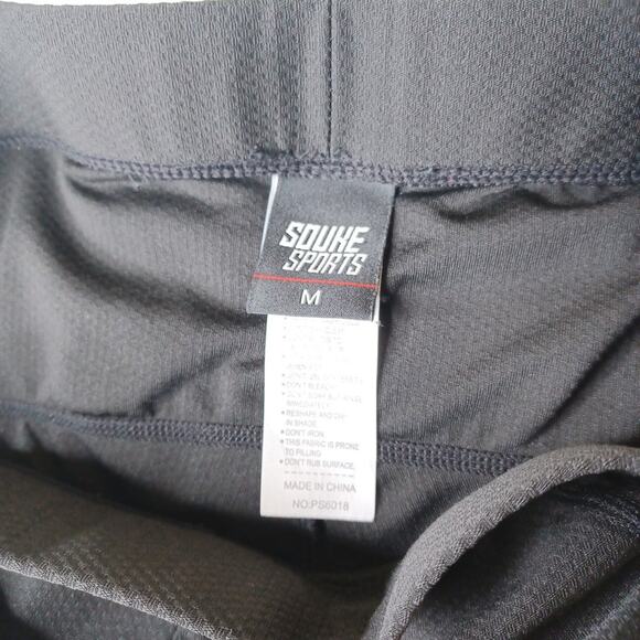 Souke Shorts Cycling Adult M Black Blue Padded Nylon Spandex Blended - Picture 3 of 6